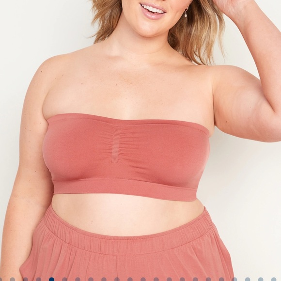 NWT OLD NAVY Seamless Bandeau Bralette Top Color: Spice Girl SIZE XLARGE - Picture 6 of 8
